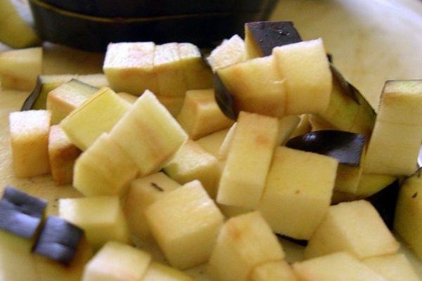 Нарезанные овощи