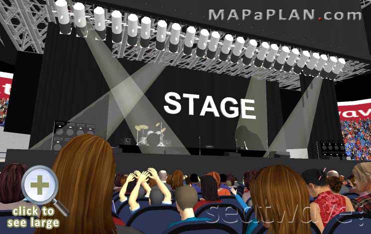 The O2 Arena London seating plan Block A1 Row J Best seats view