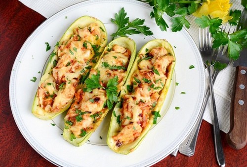 Лодочки из кабачков с фаршем в духовке: рецепт с фото пошаговый (самые вкусные)