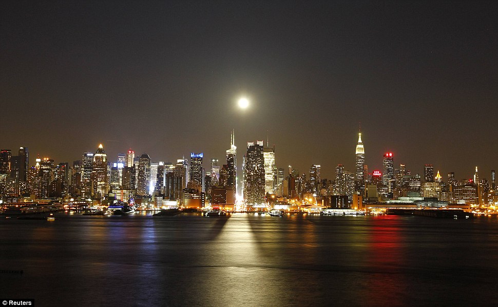 A fine and natural sight: New York City bathed in the moonlight