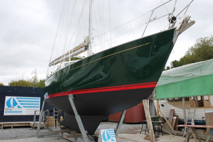 Difficult to Believe this is the same faded green boat from the previous 2 pictures