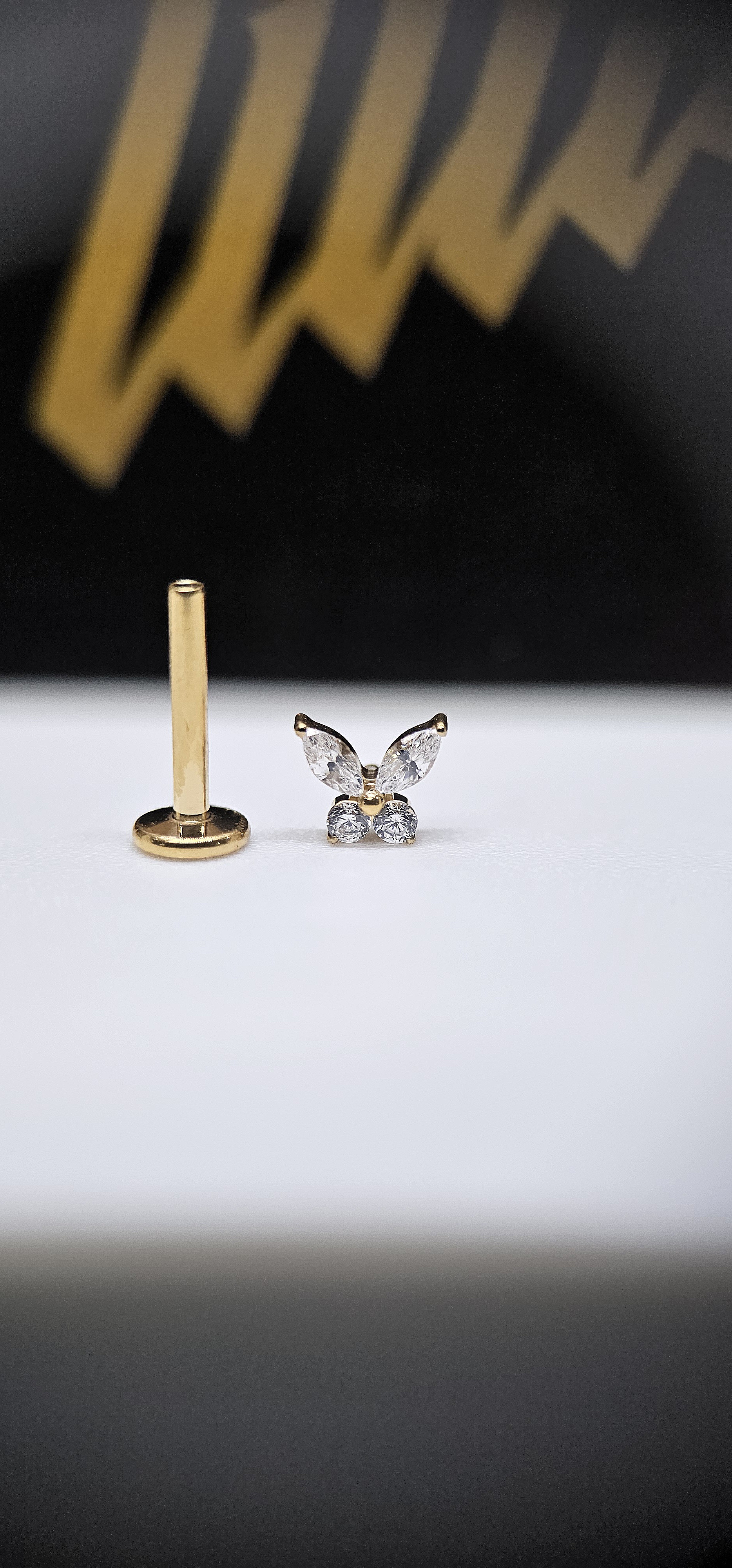 Labret topo Borboleta