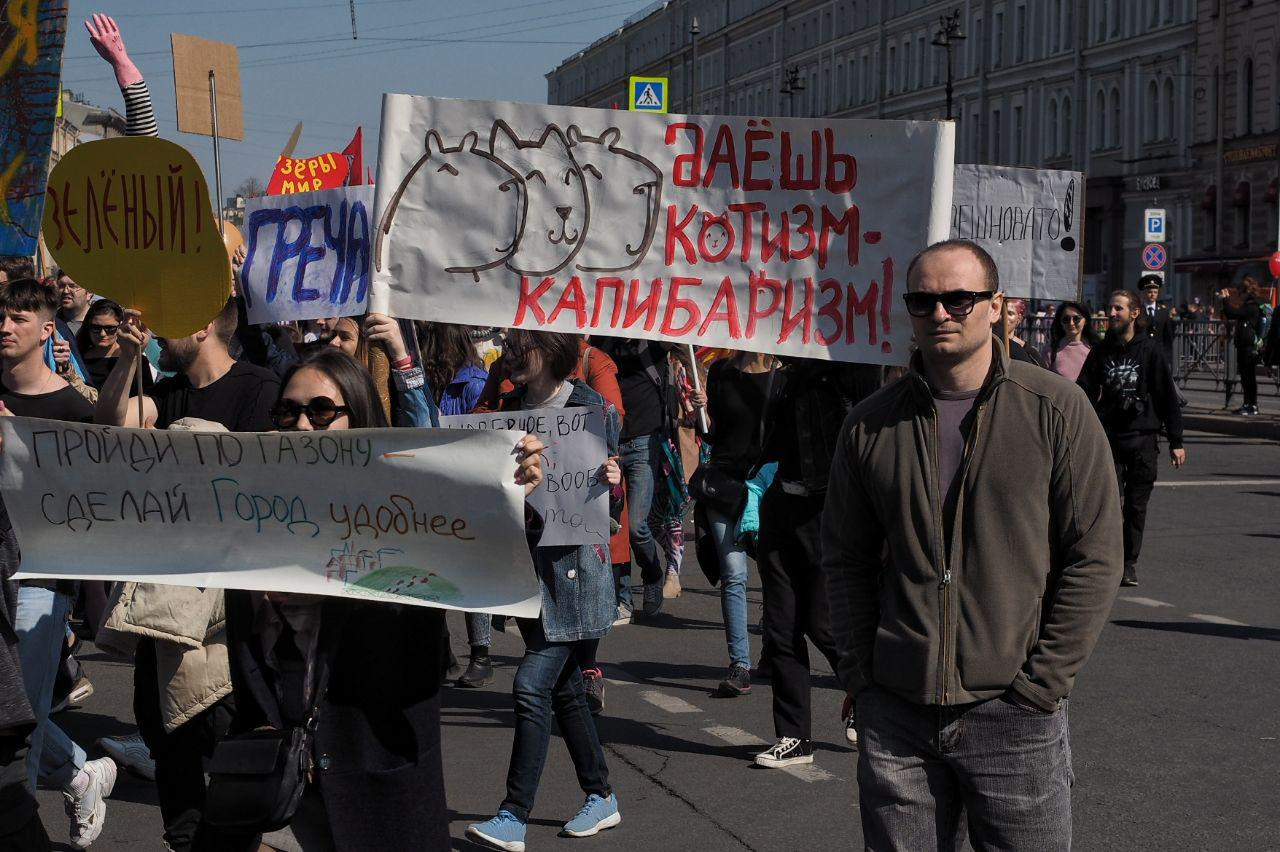 В Санкт-Петербурге в ходу политические шутки