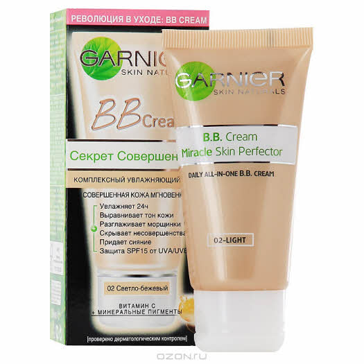 покупка Garnier Крем "Секрет совершенства. BB Cream", увлажняющий, тон №02, 50 мл в интернет магазине купить в интернет магазине: Garnier Крем "Секрет совершенства. BB Cream", увлажняющий, тон №02, 50 мл
