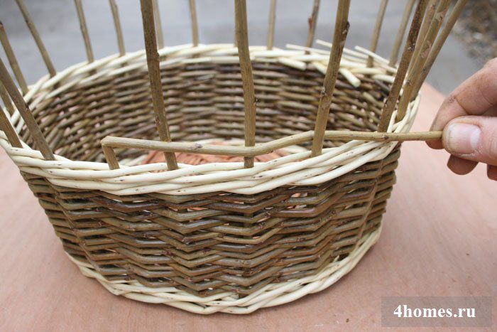 Корзины из лозы и ивы пошаговая инструкция для начинающих