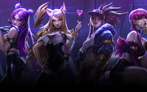 Обои Girls, League Of Legends, Cover