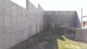 Concrete wall