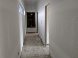 The upstairs hall.