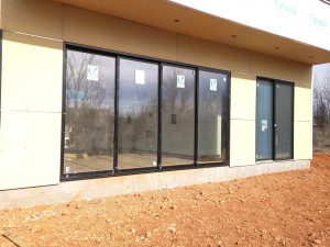 Love the unobstructed view the Panda sliding door gives. Still waiting on a part from Panda to complete the door installation. One of the rollers was missing.