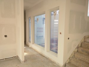 I love these windows. They're the first thing you see upon entering the house and I think they leave a great impression.