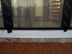 OH YES. Not sure what that means. Walls flanking this one are marked "NO".
