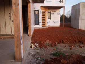 Arkansas red dirt galore.