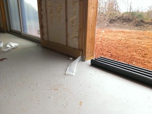 The track is pretty wide so the wall will have to be furred out just a bit.