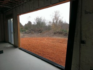 Track & frame going in.