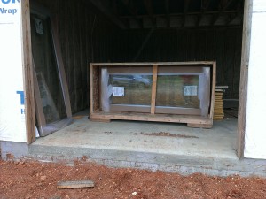 The crate finally revealing its contents.