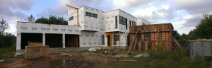 View of the front of the house