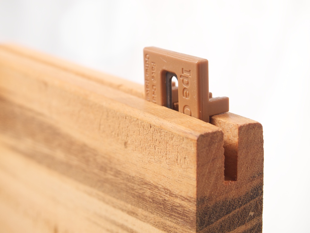 Tigerwood Decking Samples from Advantage Lumber