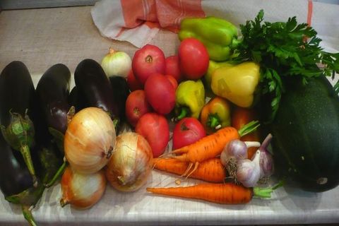 овощи для икры