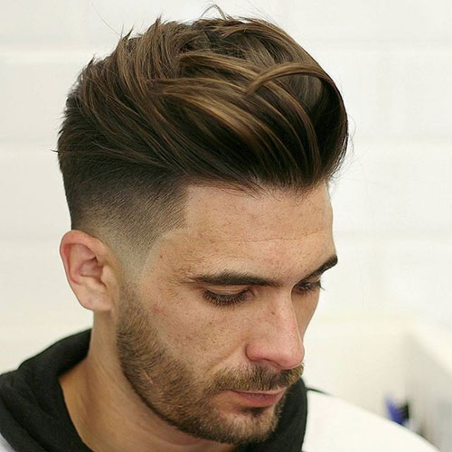 Quiff Undercut + Shape Up + Beard