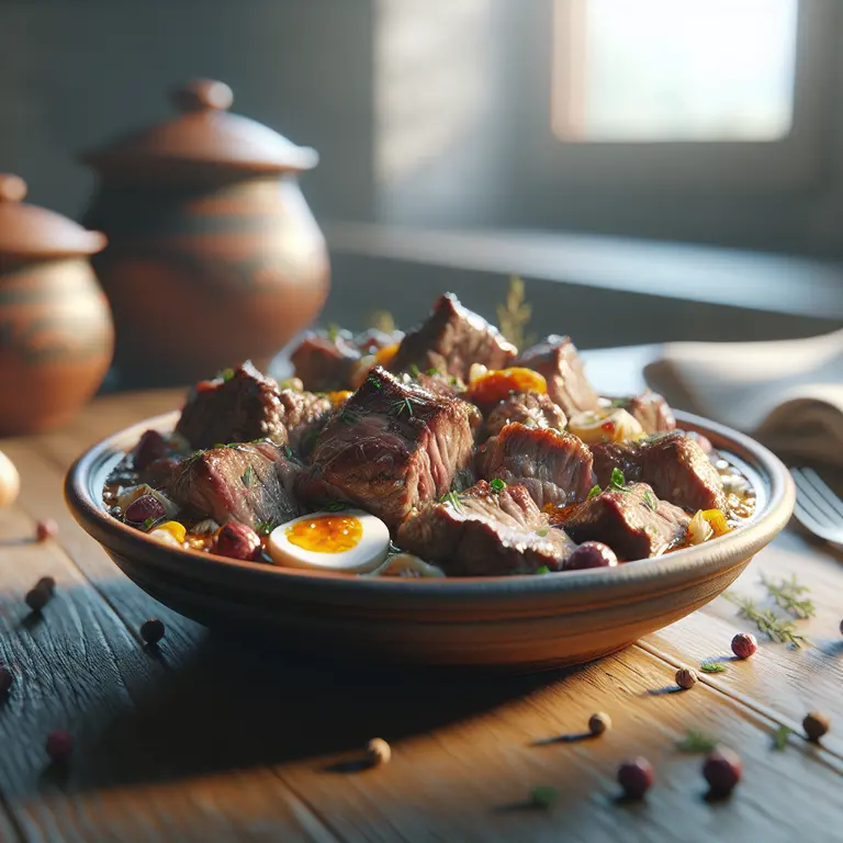 Lakror à la viande - Albania