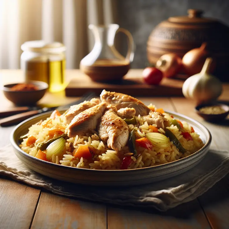 Pilaf au poulet - Albania