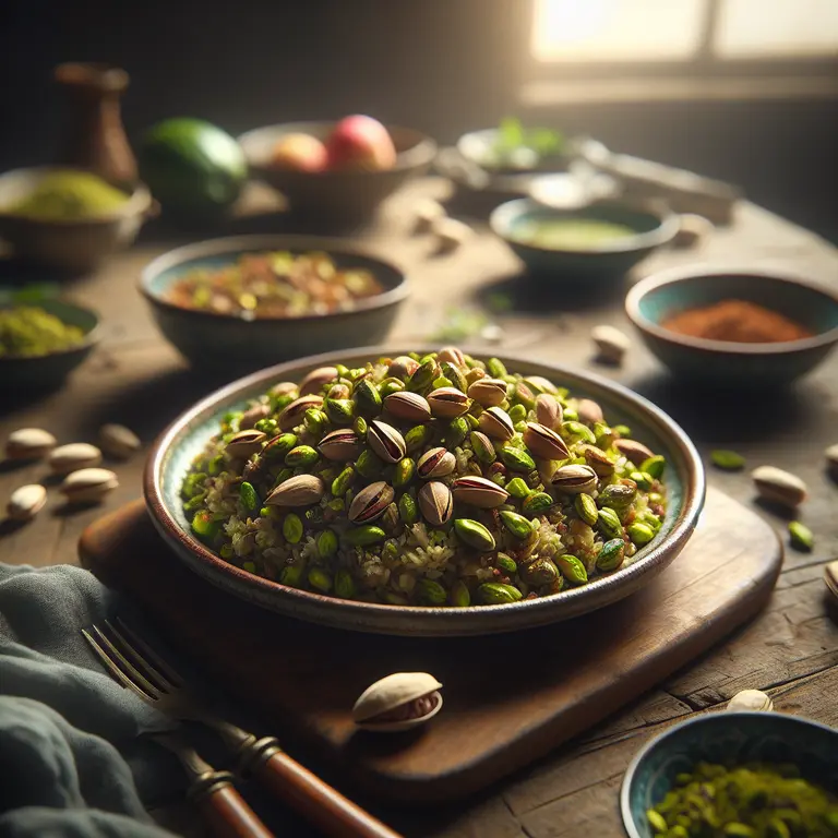 Firnee à la pistache - Afghanistan