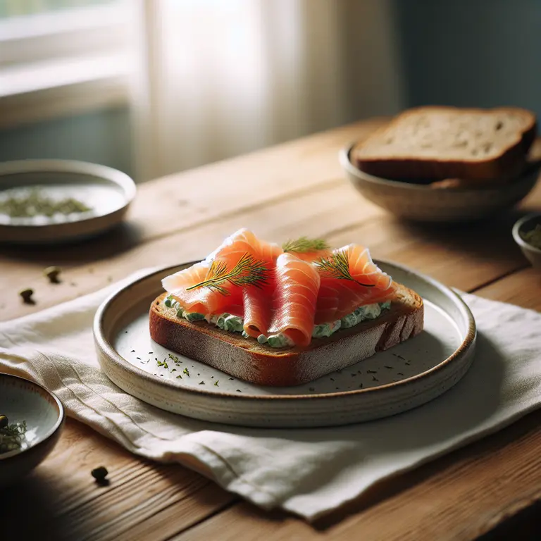 Sandwich ouvert au gravlax d’Åland - Åland Islands