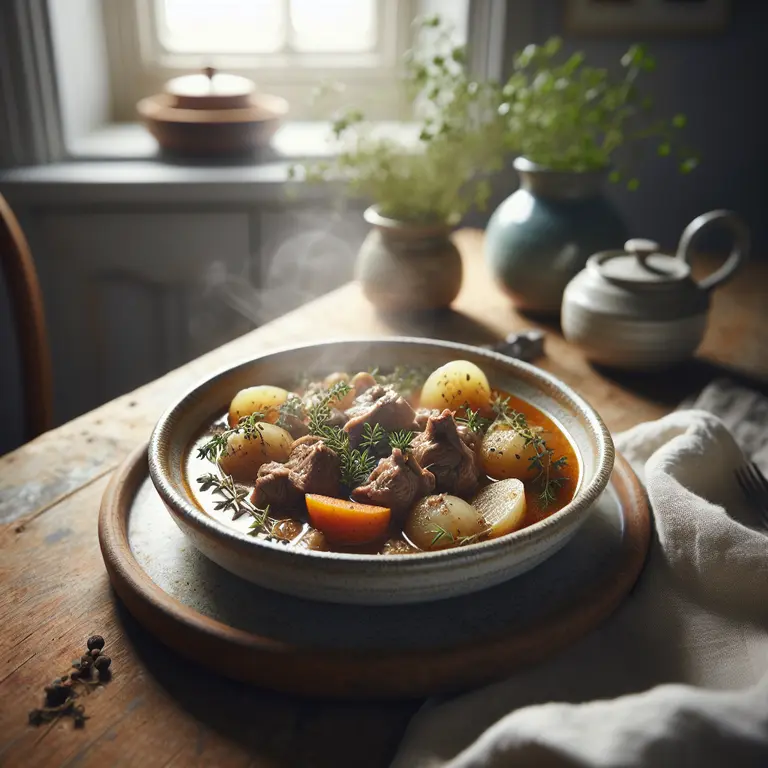 Ragoût de mouton aux herbes marines - Åland Islands