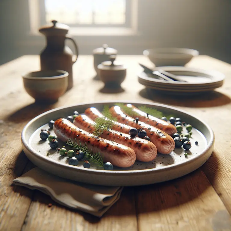 Saucisse d’Åland aux baies de genévrier - Åland Islands