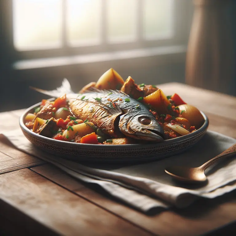 Benachin au poisson - Gambia