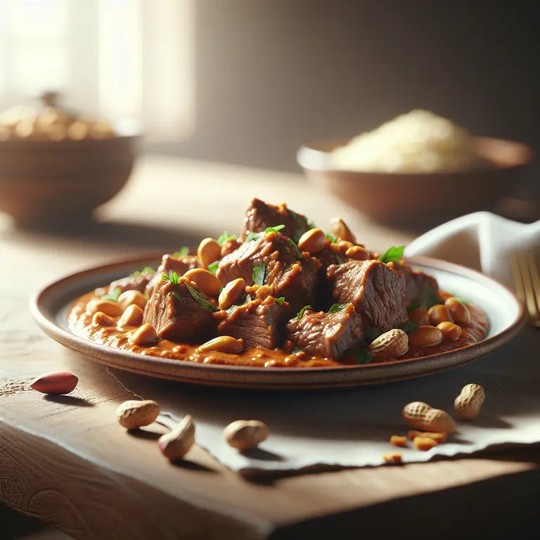 Domoda de bœuf à l’arachide - Gambia