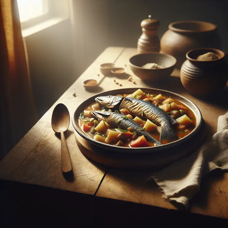 Caldo de poisson fumé - Gambia