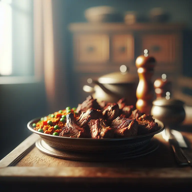 Afra de mouton grillé - Gambia