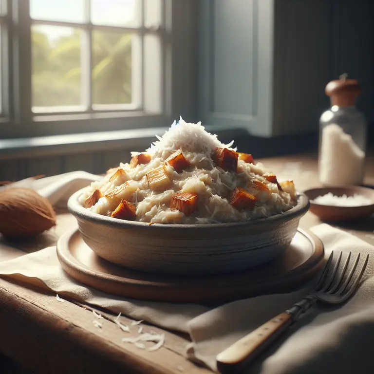 Ducana à la noix de coco - Antigua & Barbuda