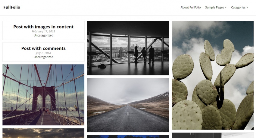 Wordpress шаблоны: 30 Wordpress шаблонов портфолио фотографа