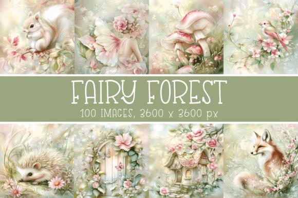 Whimsical Fairy Forest Digital Papers Collection