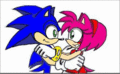 Sonic and Amy Kissing