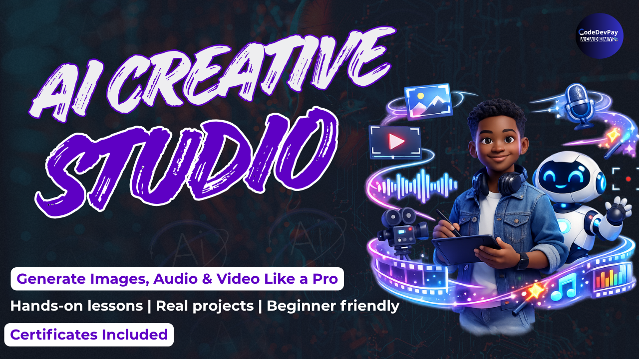 AI Creative Studio: Generate Images, Audio & Video Like a Pro