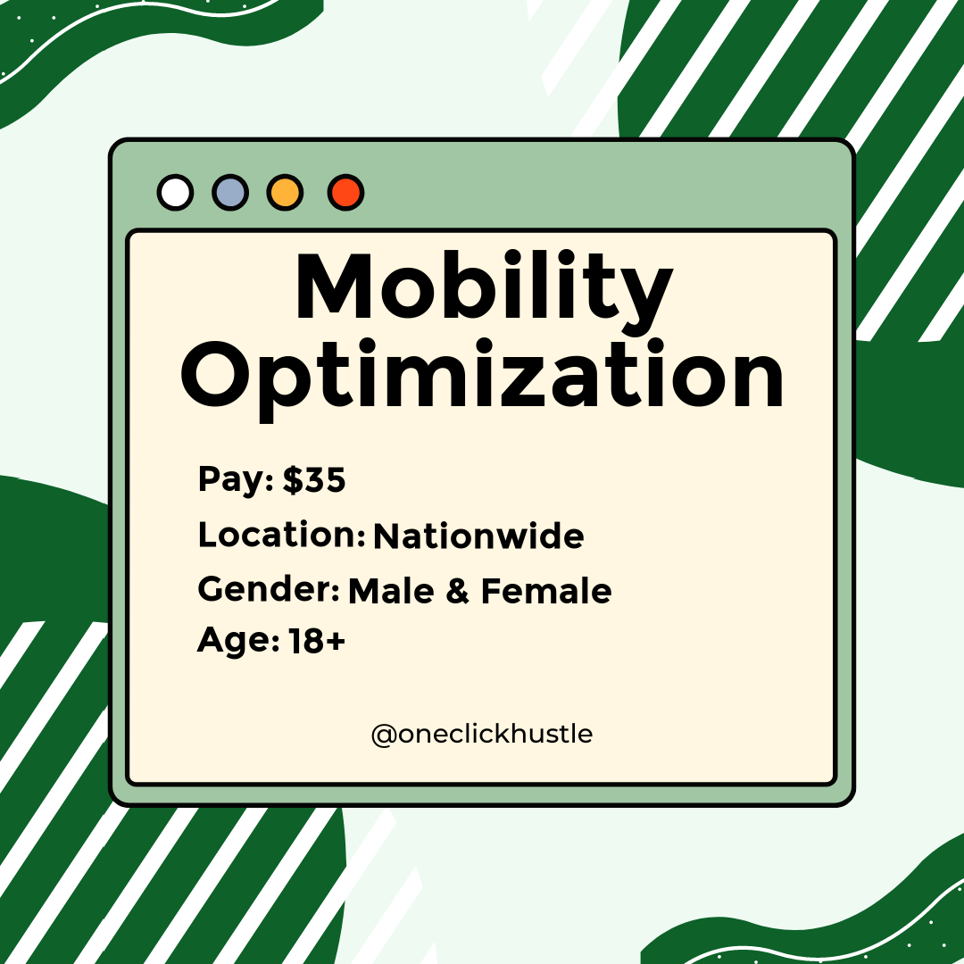 Mobility Optimization