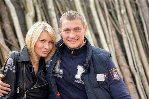 Элина Камирен с Сашей Задойновым