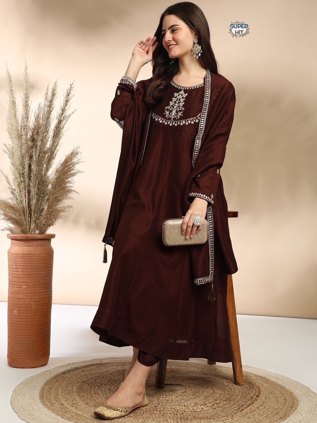🍁NEW LUNCHING EXCLUSIVE FULLY STITCHED KURTI SET COLLECTION🍁