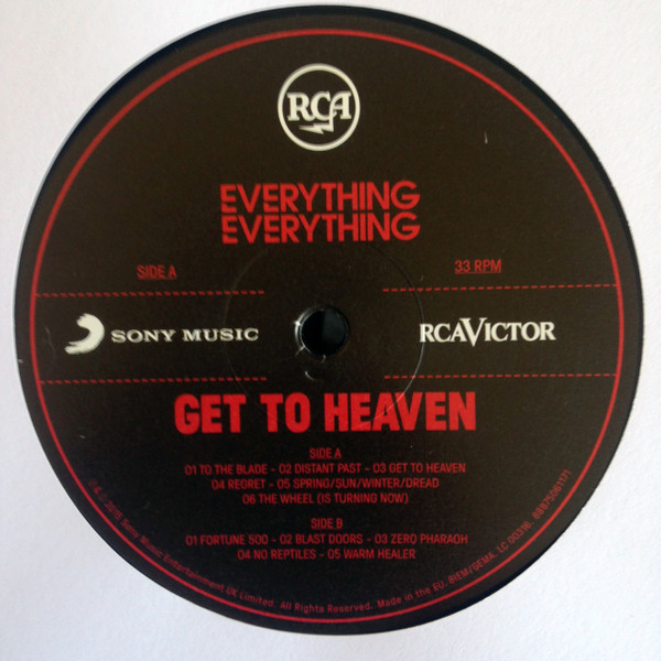 Get To Heaven - Disk Image