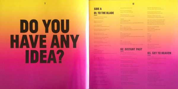 Get To Heaven - Insert/Leaflet Image