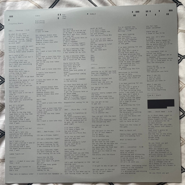 Raw Data Feel - Back Cover Image