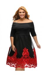 Rochie XXL Red Lacy