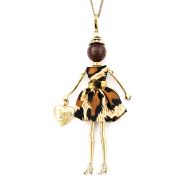 Bambola in Stile Nairobi-Brown-Gold