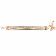 Bratara Penelope placata cu aur 24K | 4518-1089RG
