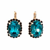 Cercei Fantasy placati cu aur 24K | 1090/1-1037RG6