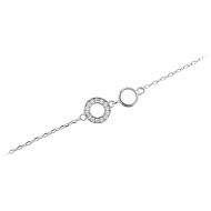 Bratara Argint 925 Side by Side Circles - CZ