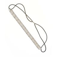 Bentita argintie cu elastic